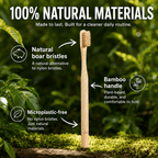 Bamboo Toothbrush 4-PACK - CURRENT