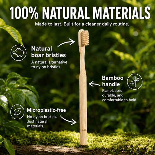 Bamboo Toothbrush 4-PACK - CURRENT